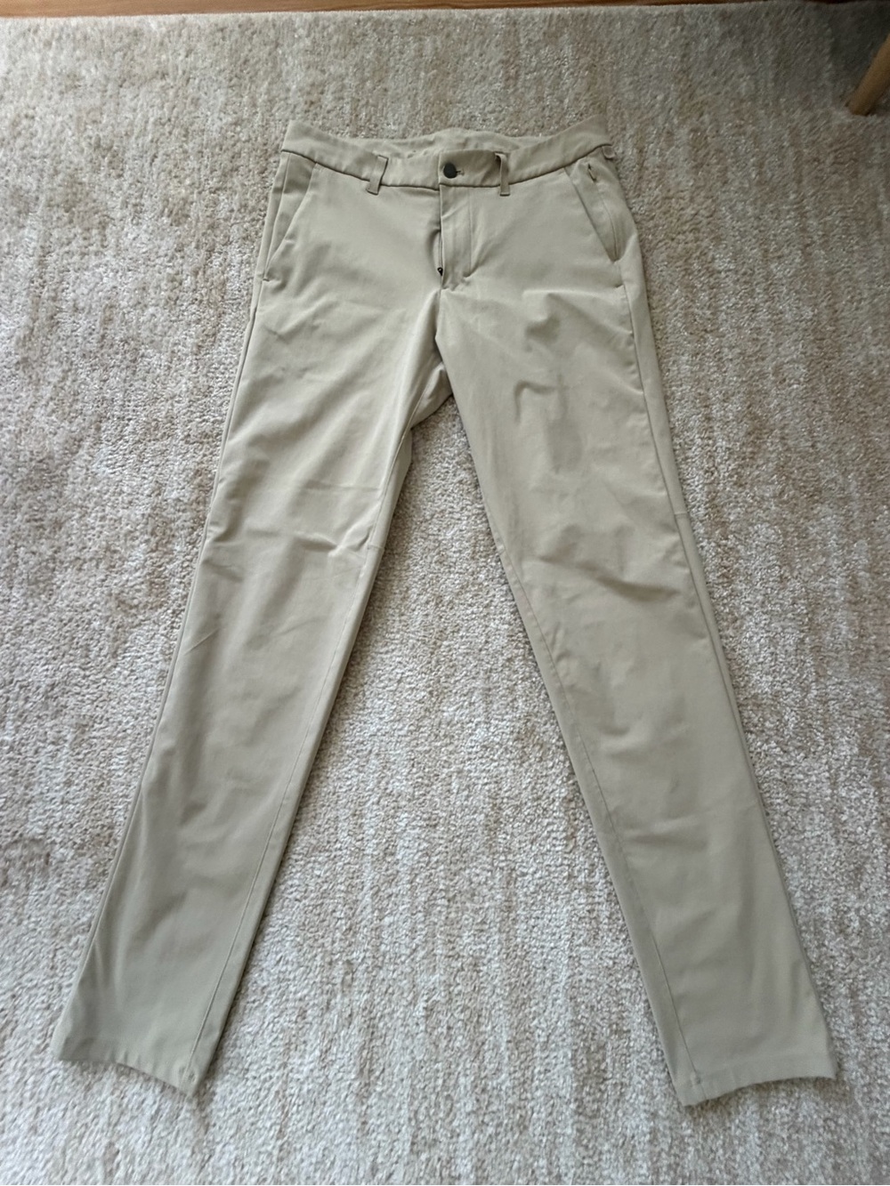 lululemon athletica Men's Slim Stretch Chinos in Beige